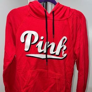 Pink Lounge Sweatshirt with Hoodie.